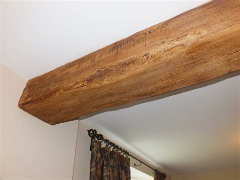 faux oak beams.